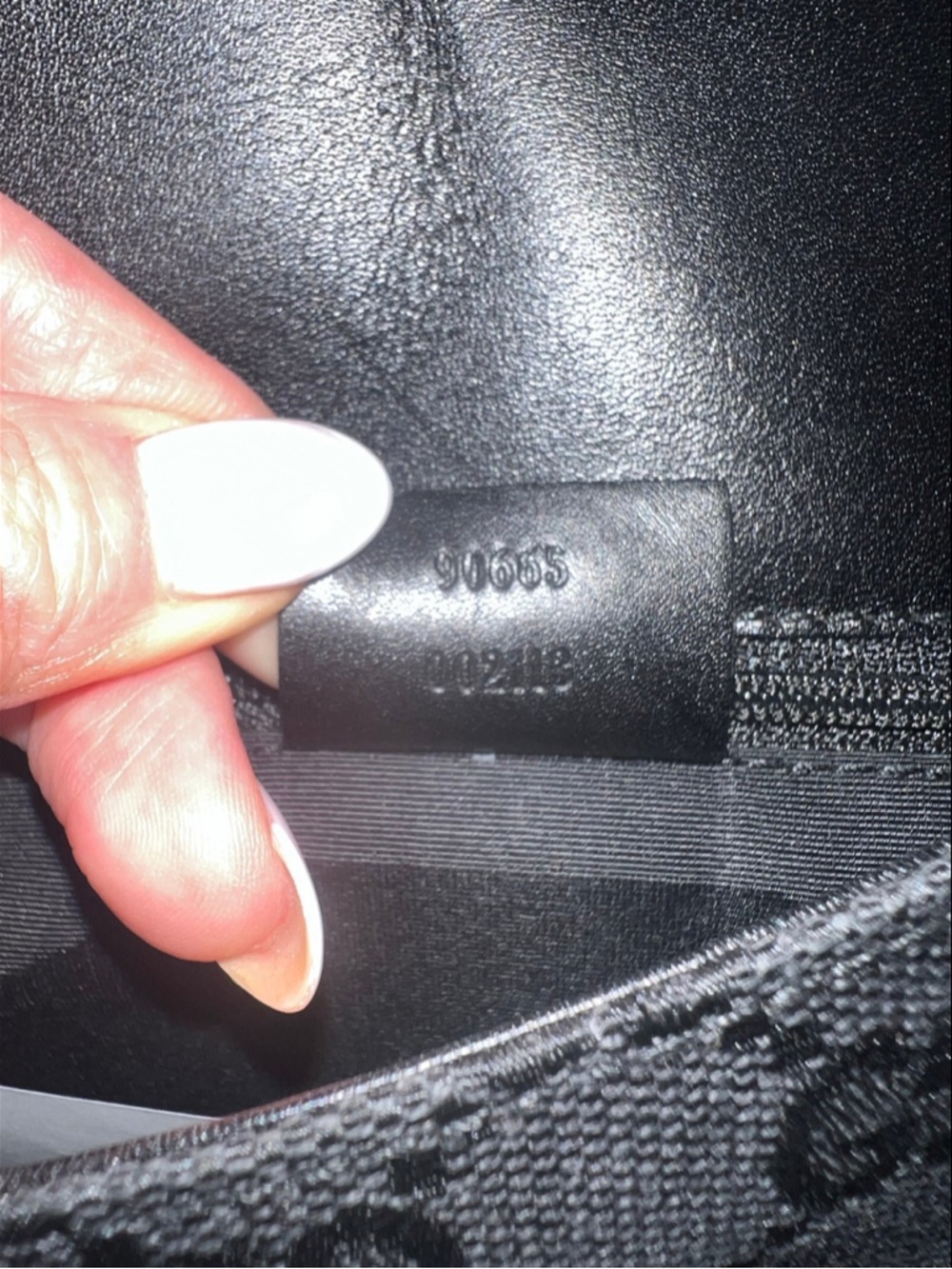 Gucci Black GG Monogram Shoulder Bag with Gold Hardware - Picture 10 of 11